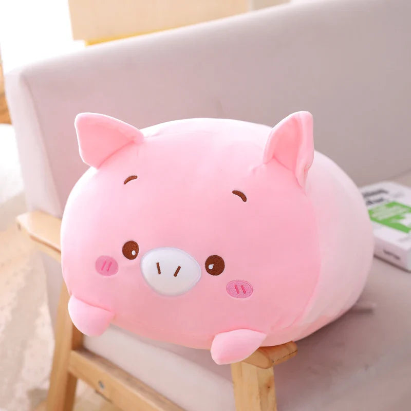 Huge Plush Animal Pillows - Adorable Cat, Piggy & Hamster Cushions - Image 28