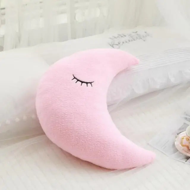 Soft Plush Cloud & Star Raindrop Pillow - Cozy Kids' Room Decor - Image 10