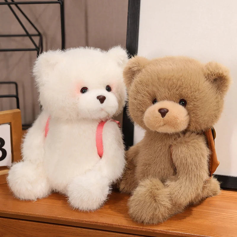 Cute Teddy Bear Plush Toy with Backpack - Perfect Gift for Kids! - Image 8