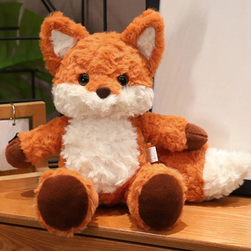 Alternative view of Cute Fluffy Fox Plush Toy - Soft Cartoon Stuffed Doll for Kids' Gifts