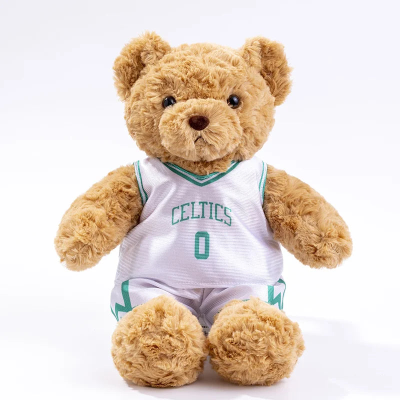 Cute 25cm Bear Plush Toy in Basketball Tee - Perfect Gift for Kids! - Image 14