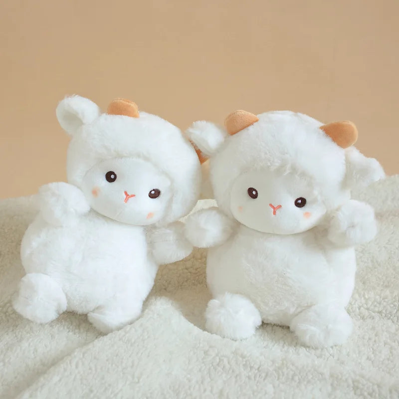 Kawaii Plush Sheep & Rabbit Dolls - Soft, Adorable Animal Pillows - Image 6