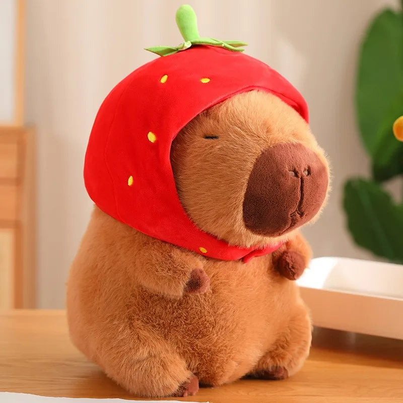 Cute 21cm Capybara Plush Toy - Fluffy Beach Style Stuffed Animal Gift - Image 5