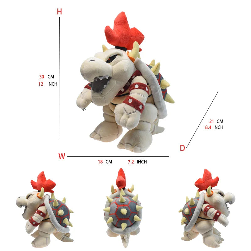 Super Mario Bros Plush Toys - Adorable Bowser Jr, Meowser & Lemmy Dolls - Image 27
