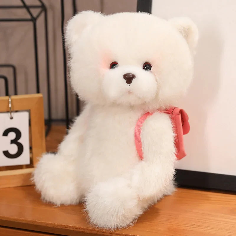 Cute Teddy Bear Plush Toy with Backpack - Perfect Gift for Kids! - Image 4