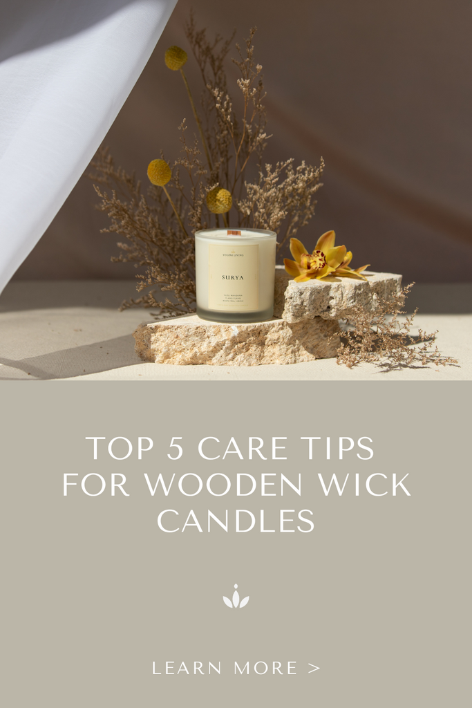 Top Tips: How to care for your wooden wick soy candle – Home