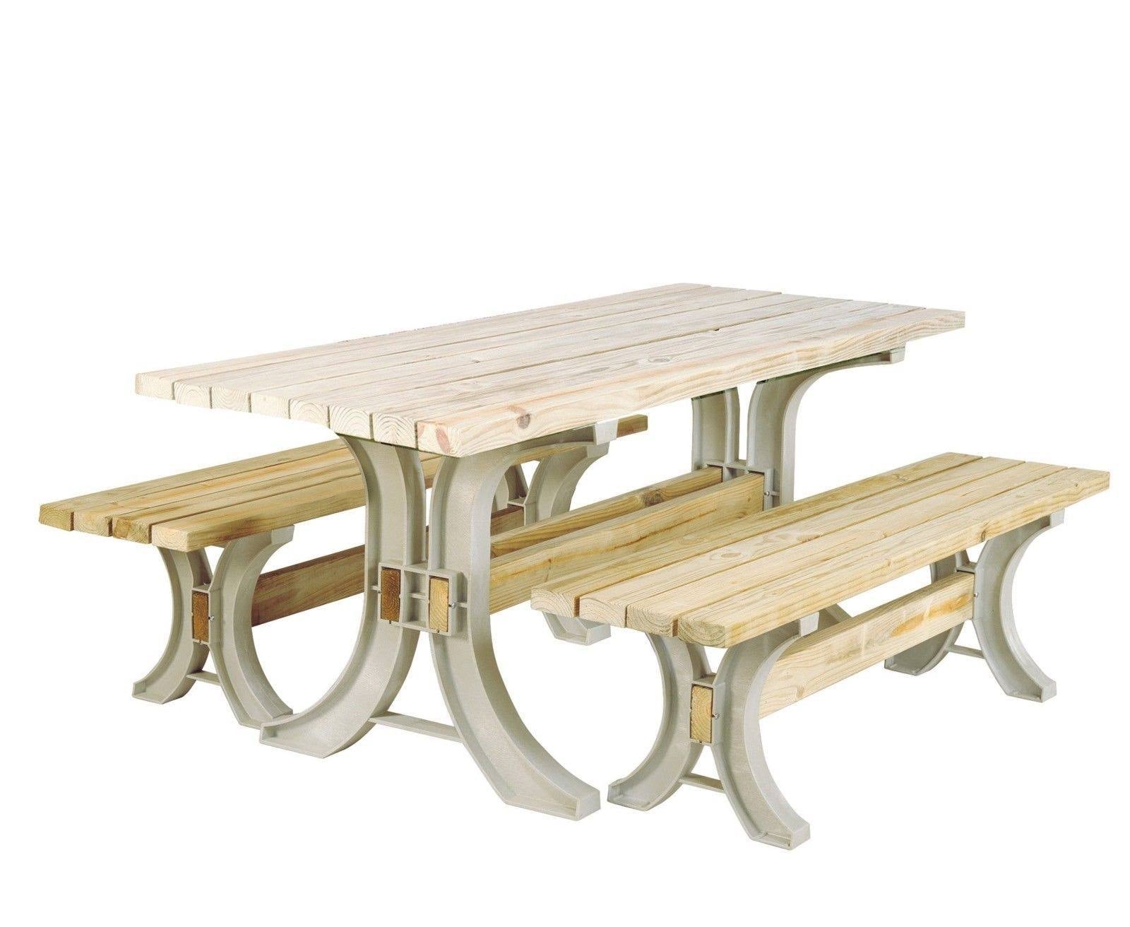 2 X 4 Basics Picnic Table Kit In Sand EIF6_L0BDT76