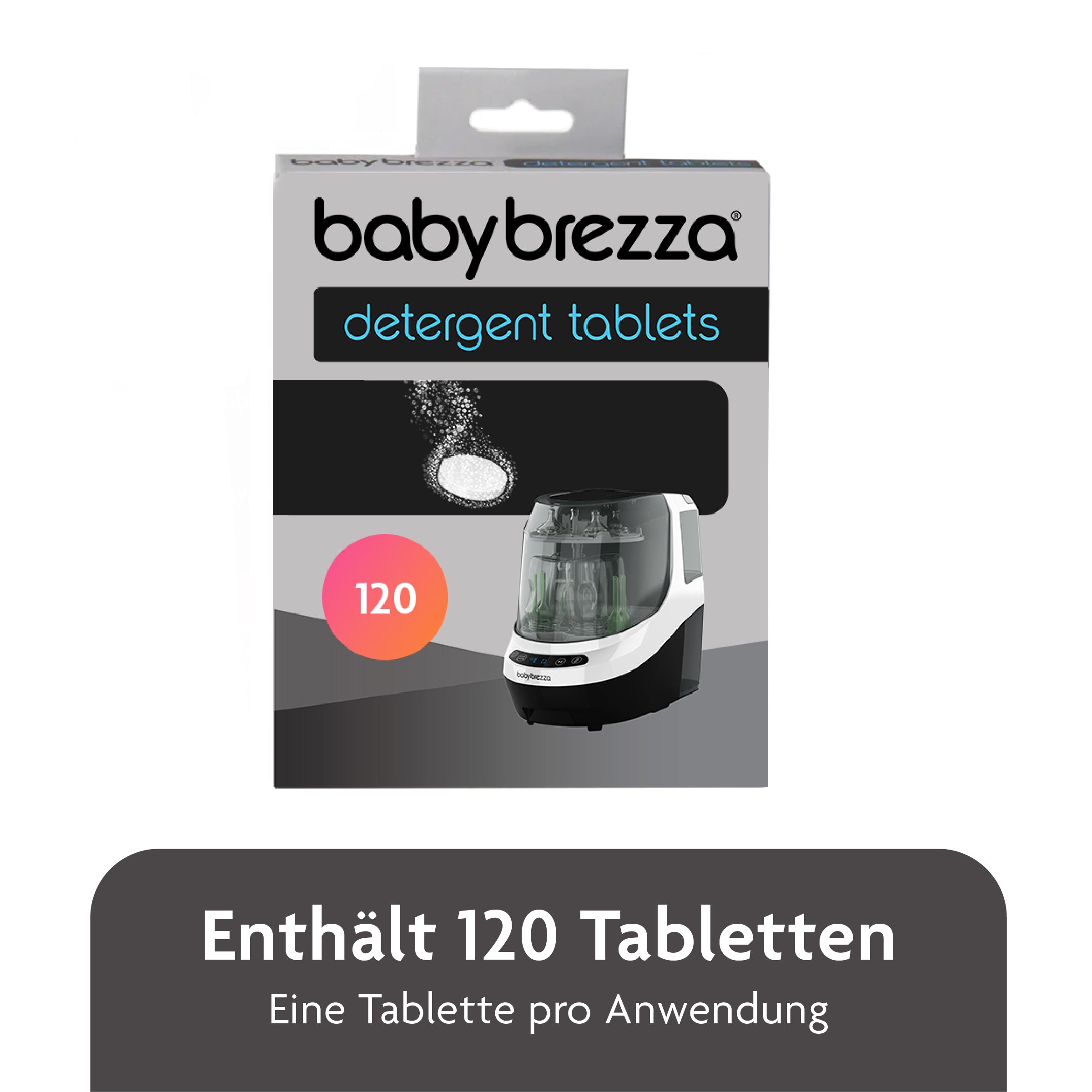 Bottle Washer Pro Reinigungstabletten, 120 Tabletten - Babybrezza.de product image