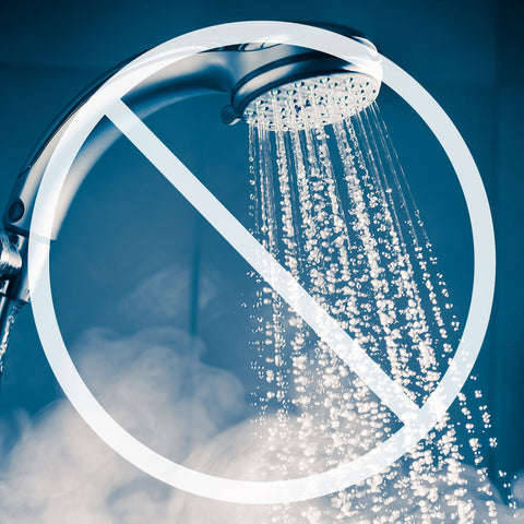 Avoid very hot showers