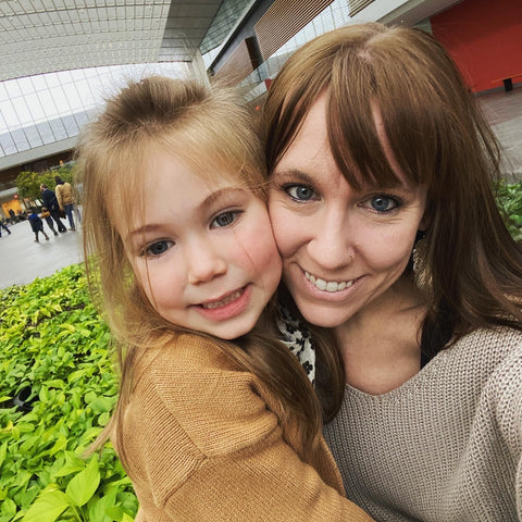 Liz Kozar with her daughter Addison