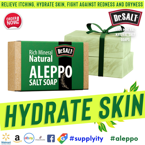 DrSalt Mineral Rich Aleppo Soap Hydrate Skin