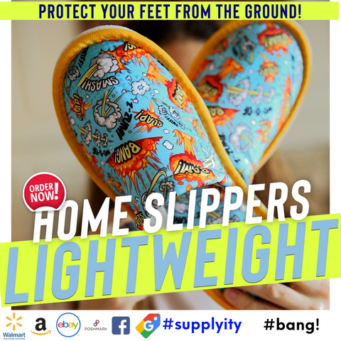 bang action fun supplyity home slippers