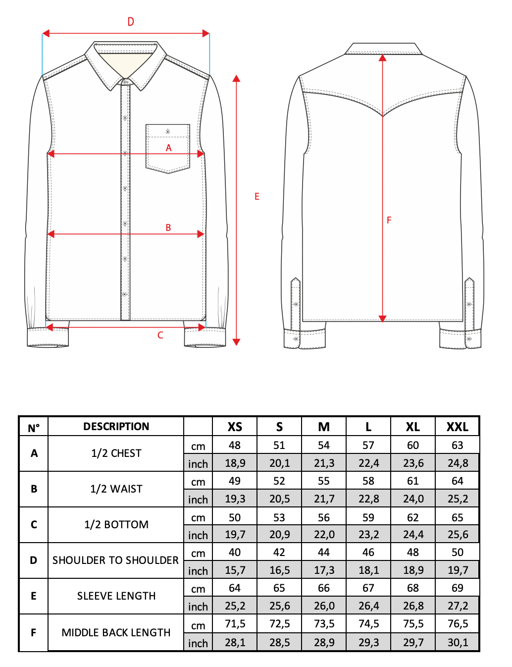 Size guide