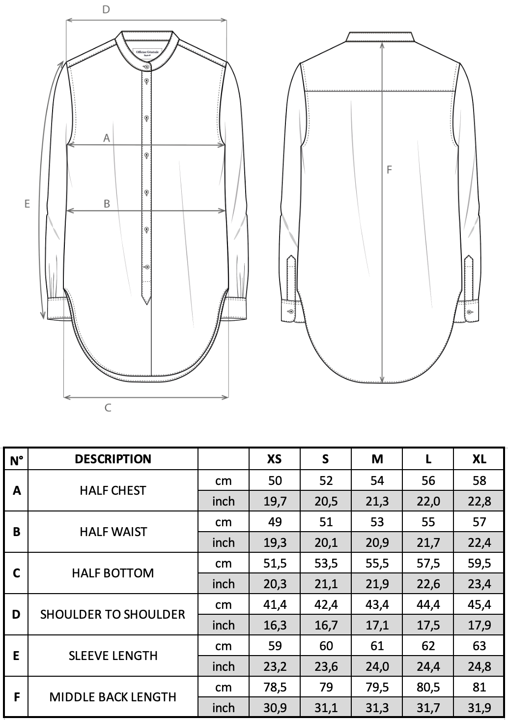 Size guide