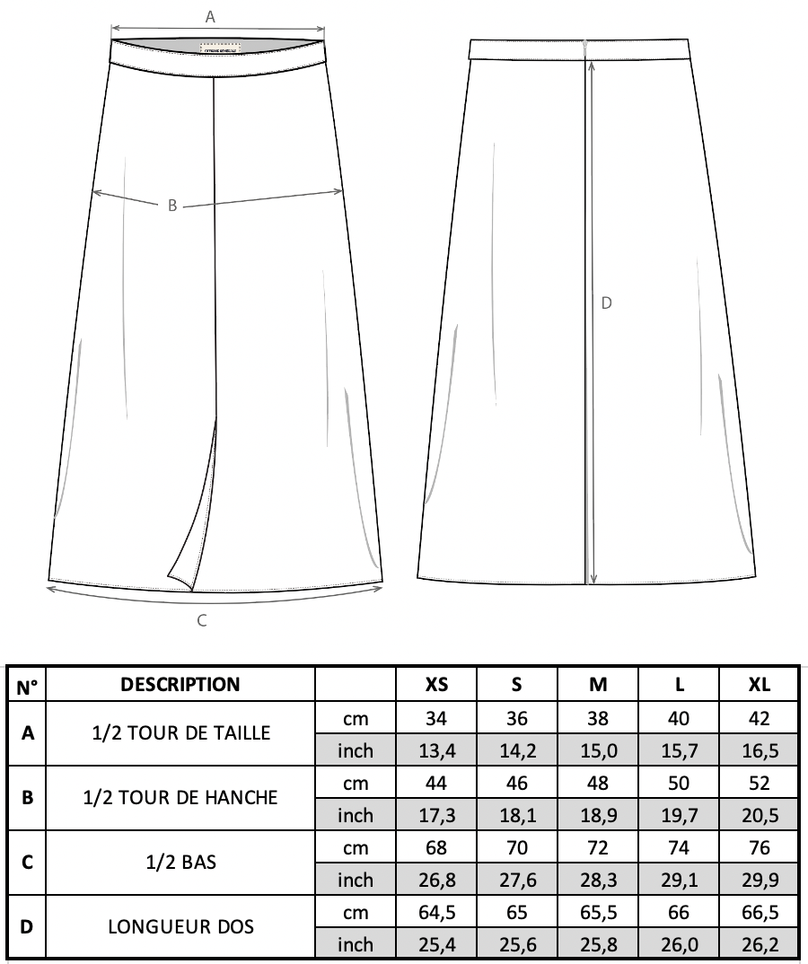 Guide des tailles