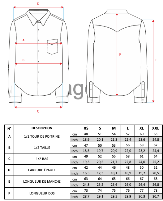 Guide des tailles