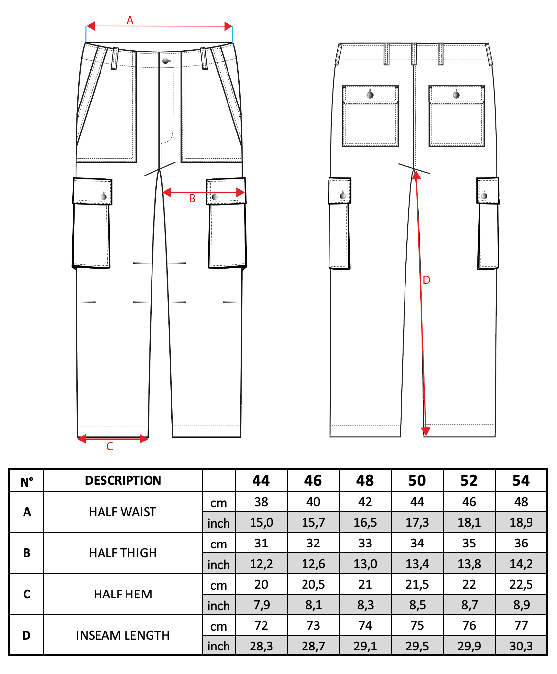 Size guide