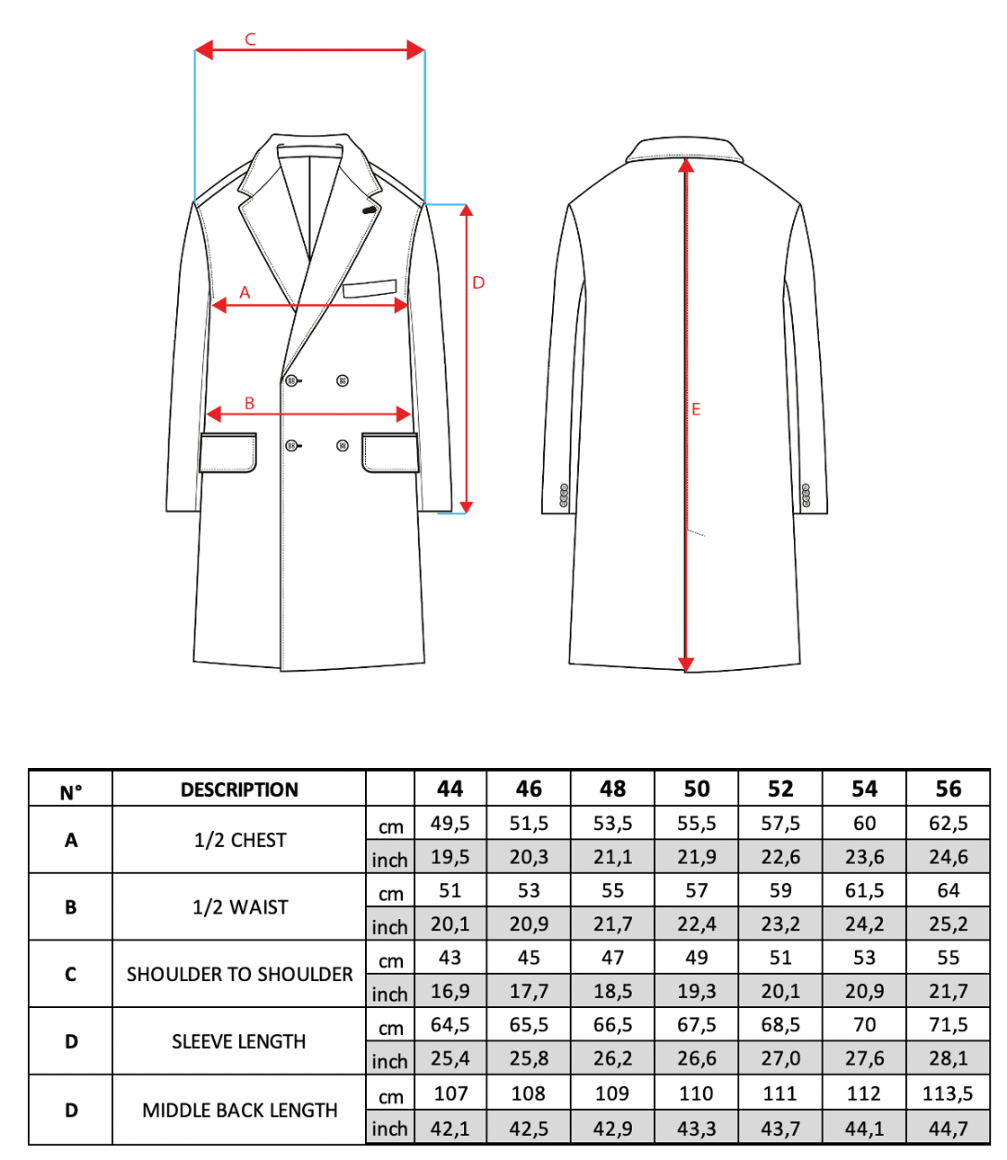 Size guide