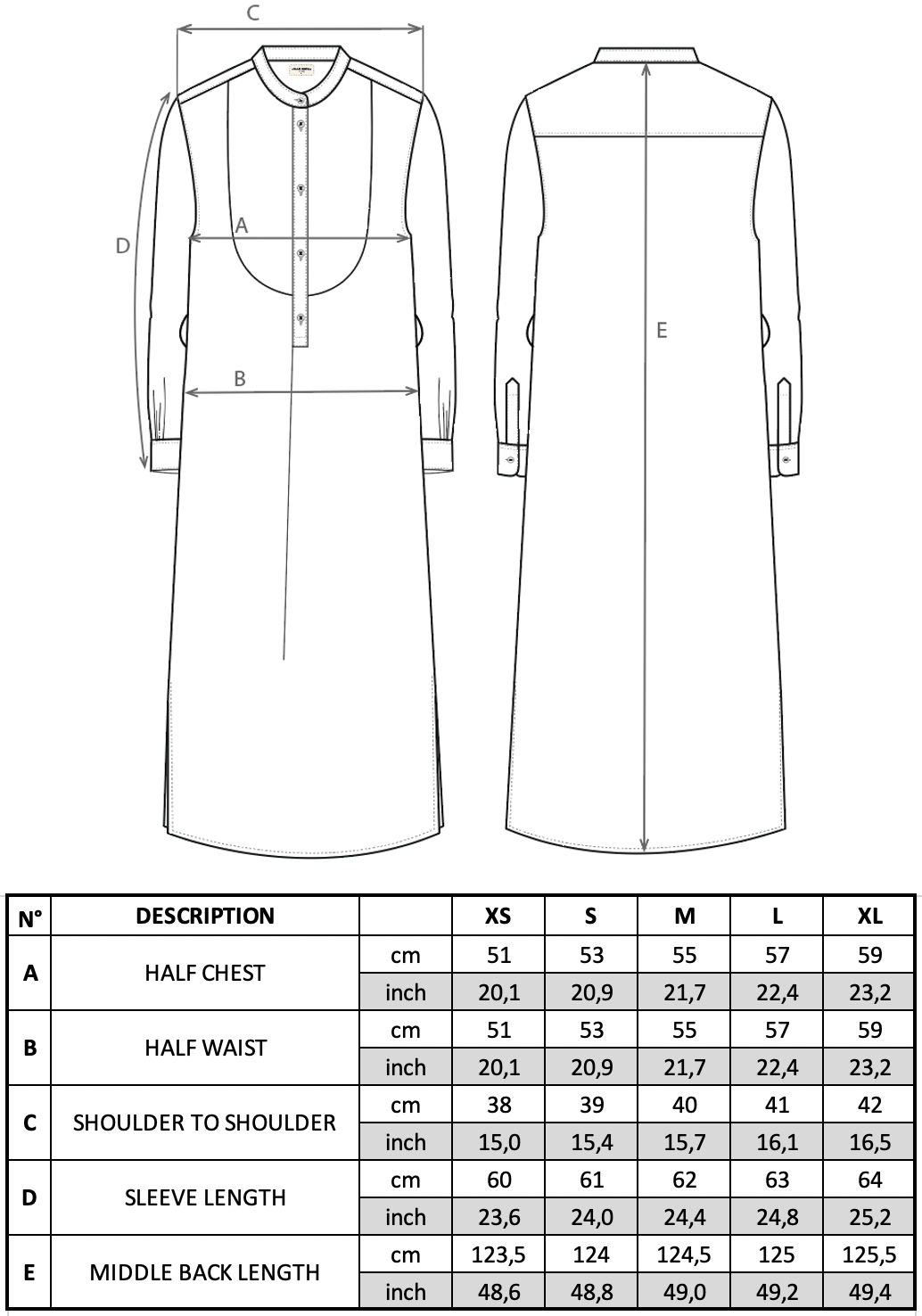 Size guide