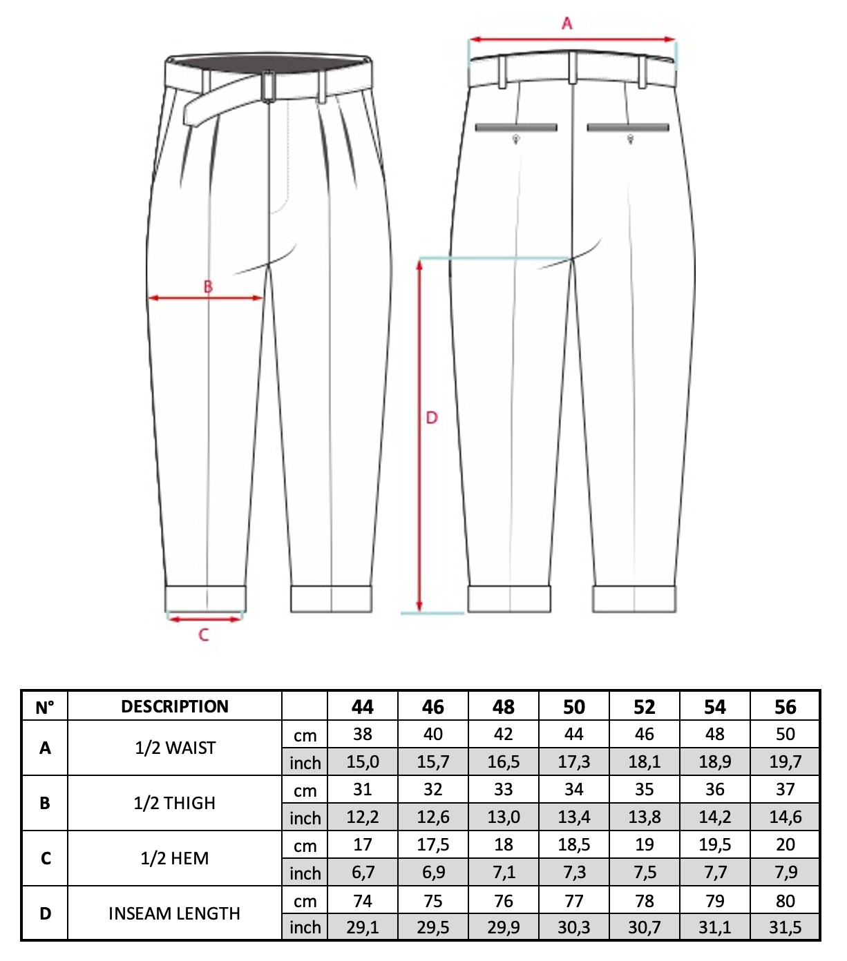 Size guide