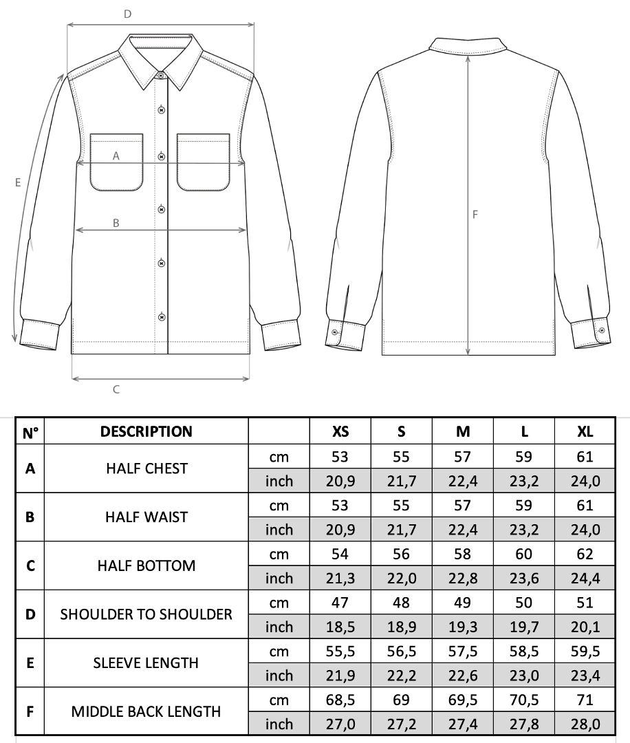 Sou overshirt italian cotton denil – Officine Générale