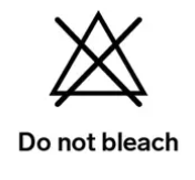 do not bleach symbol