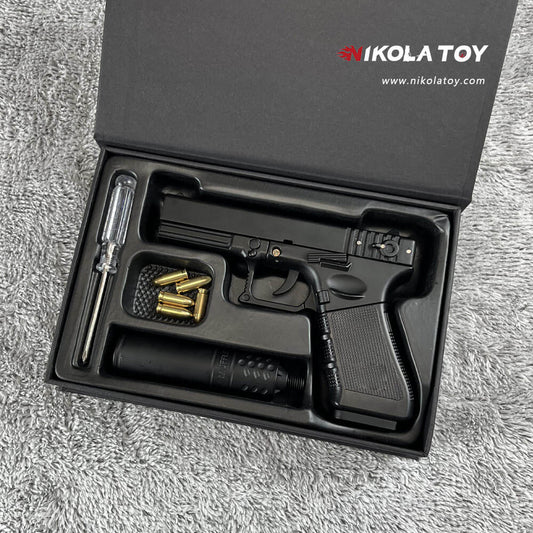 New Folding Glock Toy Gun Pistol Model Alloy Mini Gun Handgun For Adults  Collection Decoration Kids Boys Birthday Gifts From Supertoygun, $14.71