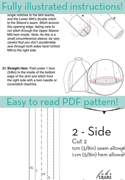 Surf to Summit Top (Men's) PDF sewing pattern – Fehr Trade