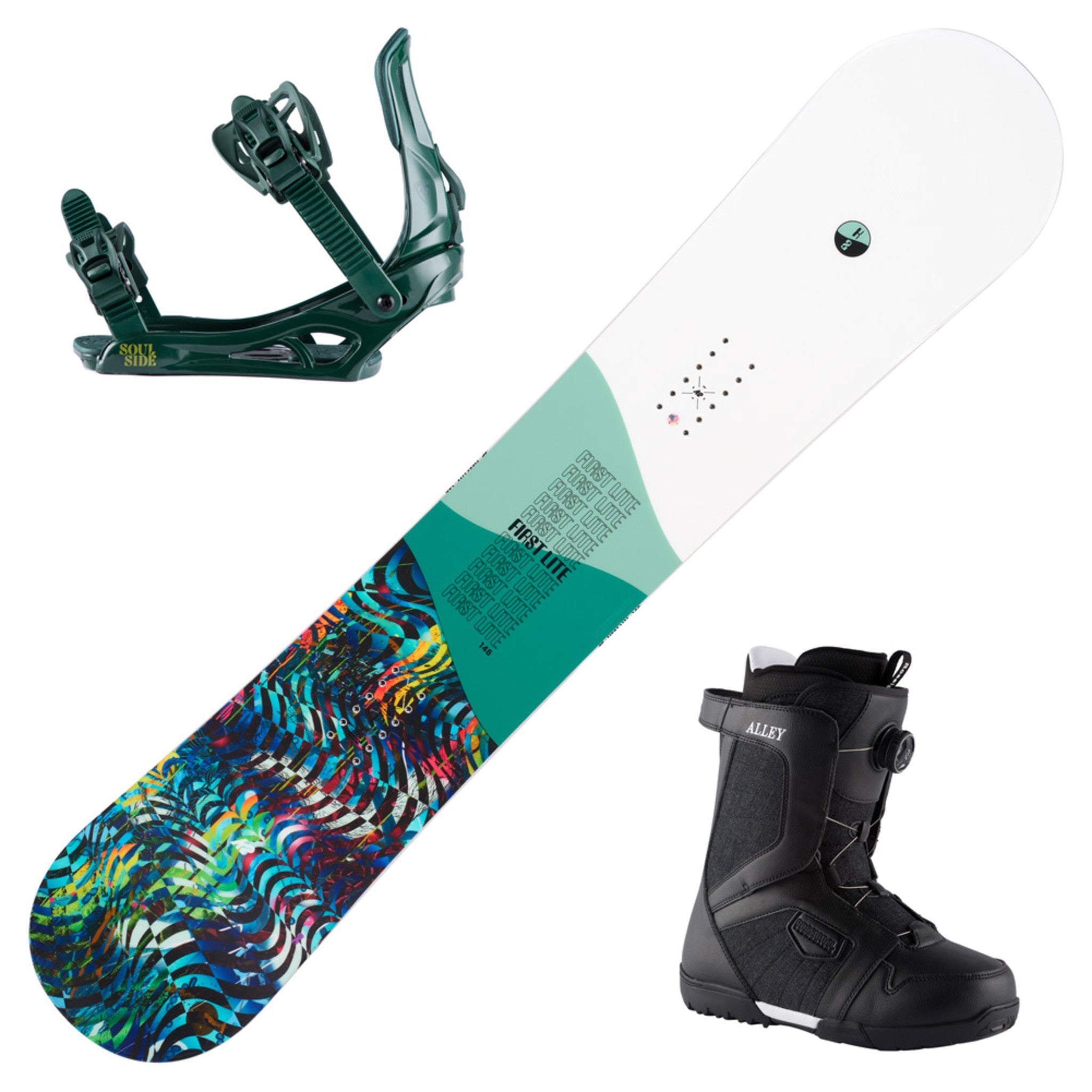 2023 K2 First Lite Womens Snowboard with Boots and Bindings Snowboard / Boards SkiEssentials