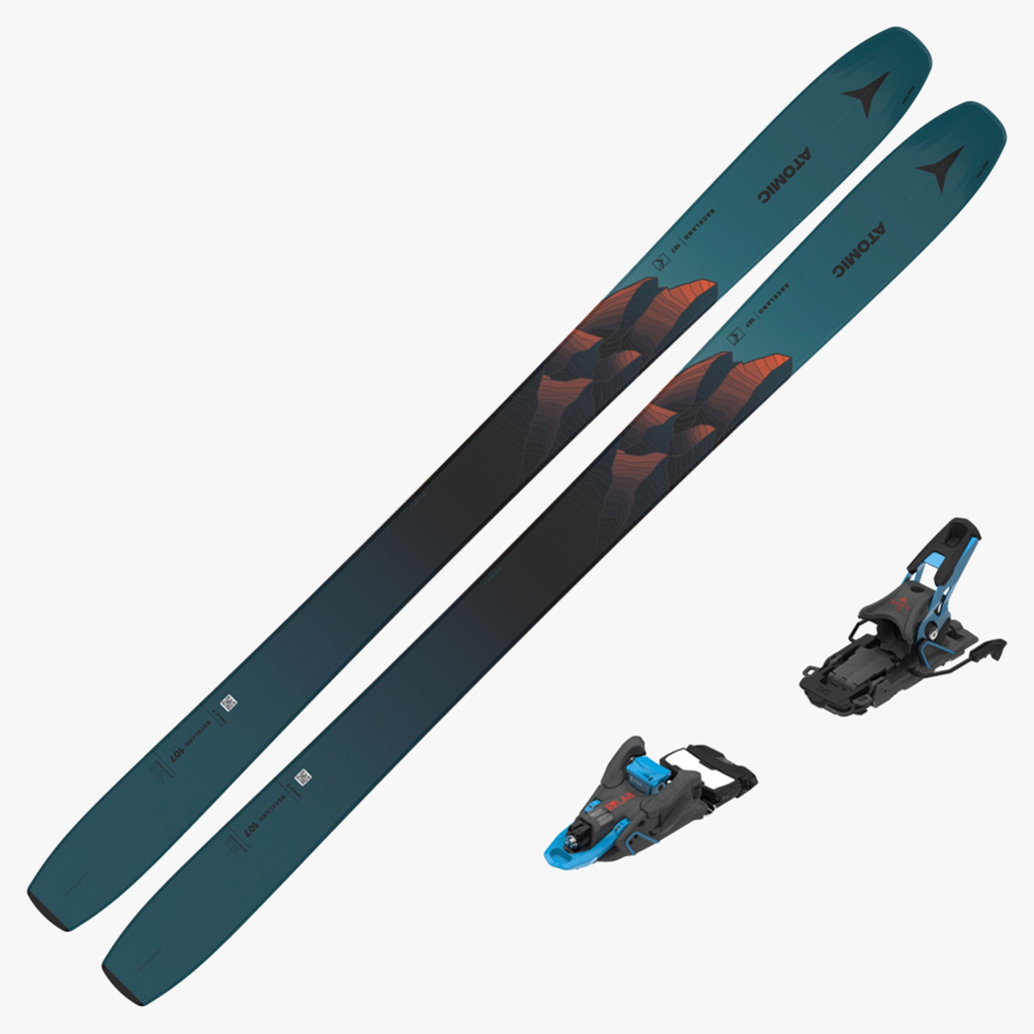 2024 Atomic Backland 107 Skis w/ Marker Kingpin 13 Bindings | Men