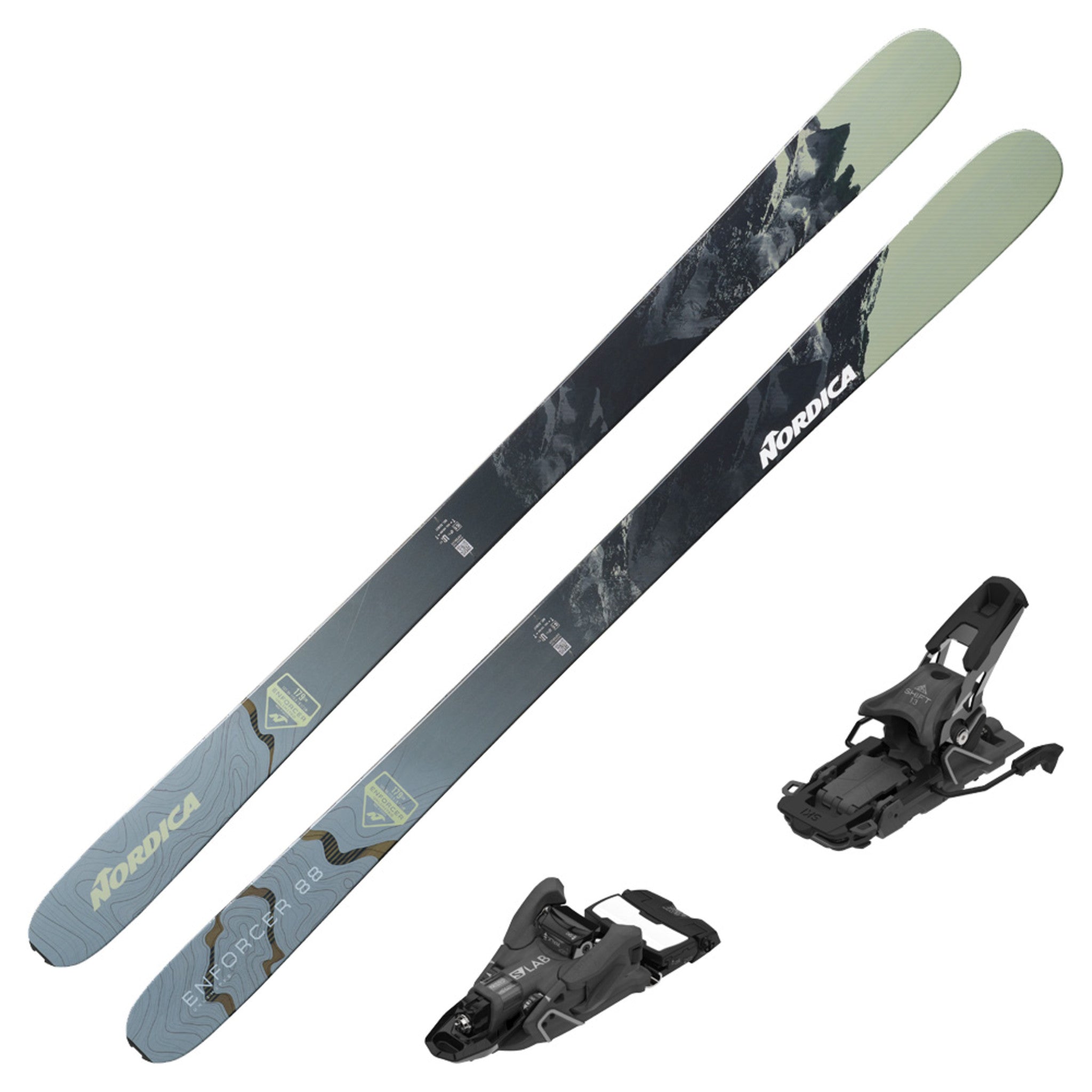 2024 Nordica Enforcer Unlimited 88 Ski w/ Shift 13 Binding | Men / Alpine Ski Gear | SkiEssentials