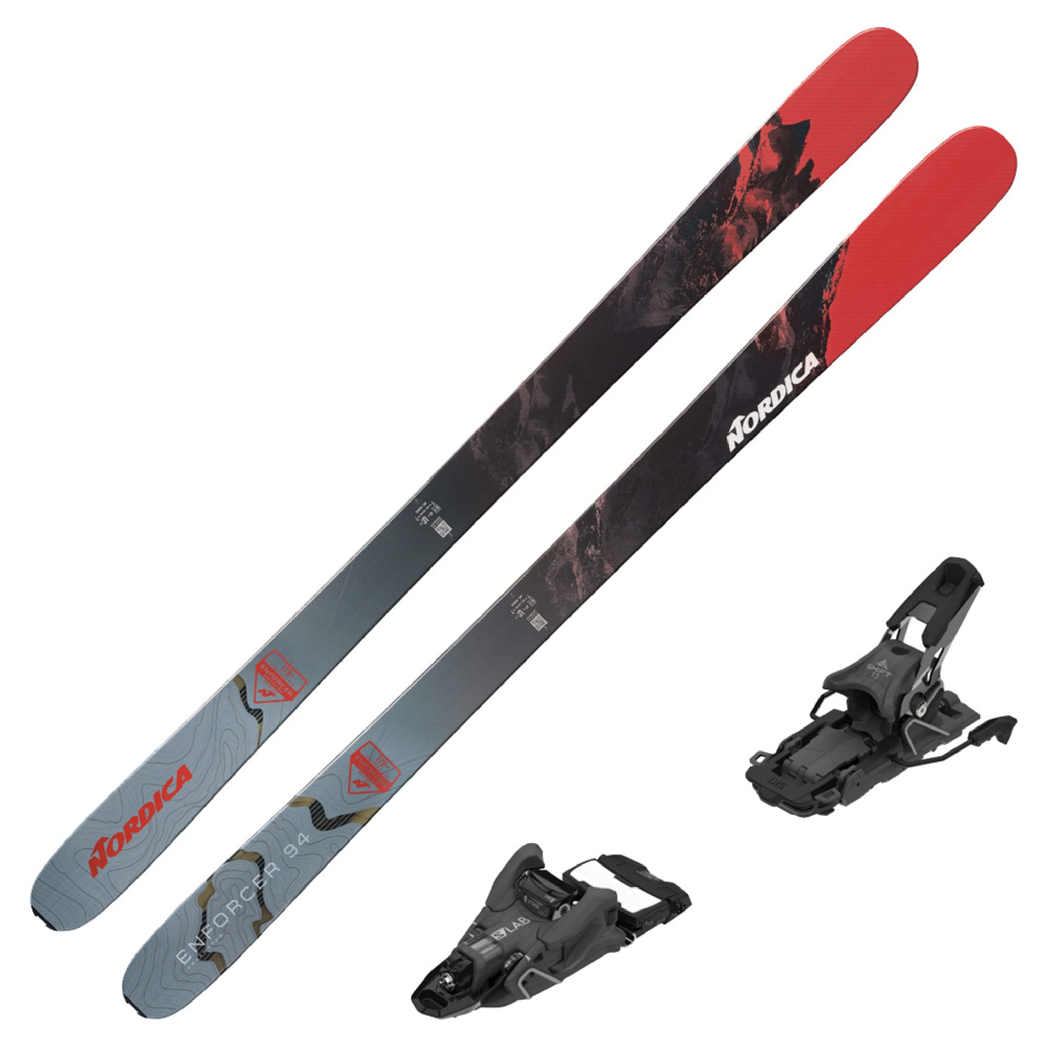 2024 Nordica Unlimited 94 Ski w/ Salomon Shift 13 Binding | Men / Alpine Ski Gear | SkiEssentials