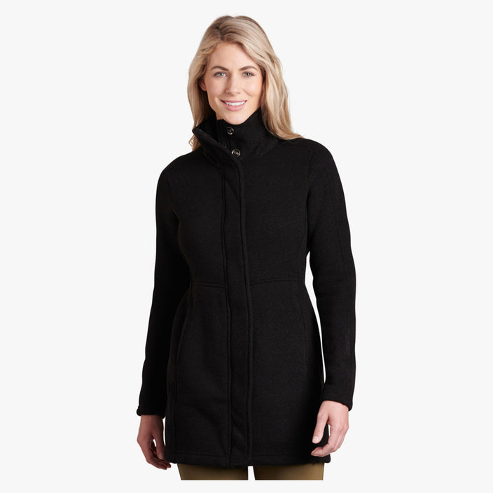 Kuhl Highland Women's Long Jacket - Black / XS