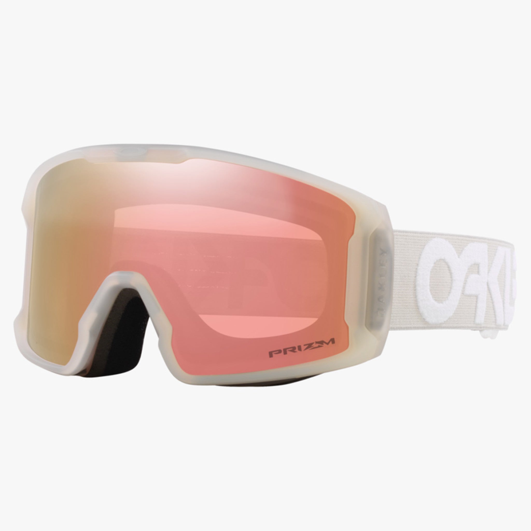Oakley Line Miner M Snow Goggle - Matte Cool Grey/Prizm Rose Gold Iridium