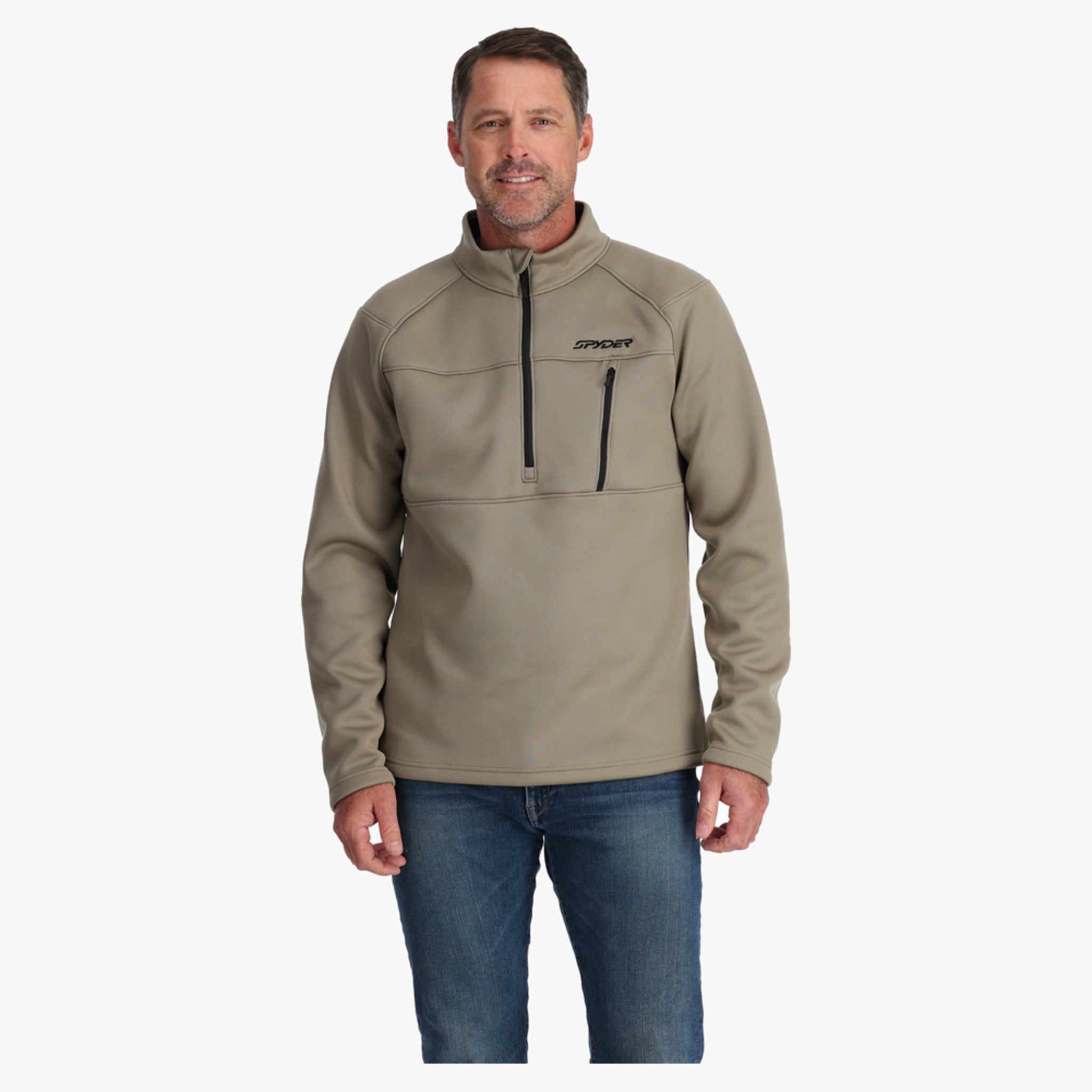 Spyder Encore Men's 1 2 Zip, Alpine / Apparel