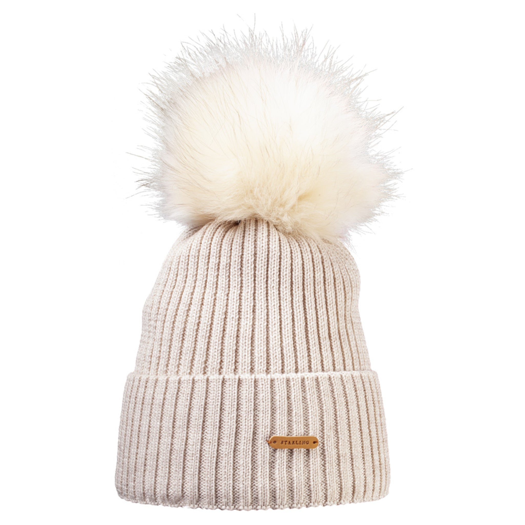 Starling Neil Faux Fur Pom Beanie, Cross-Country / Accessories