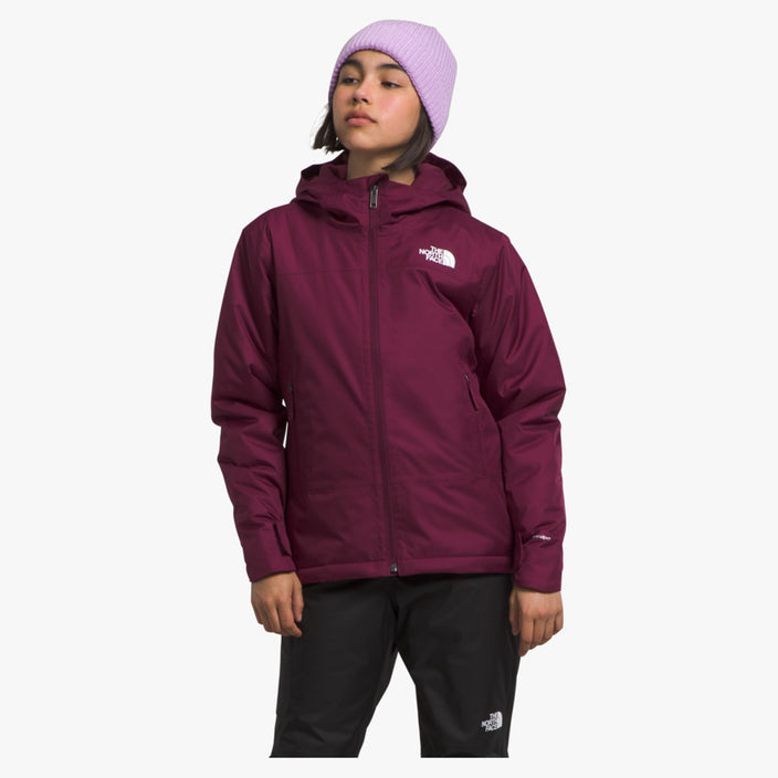 The North Face Freedom Insulated Girl's Jacket - Boysenberry Paint  Lightening / L