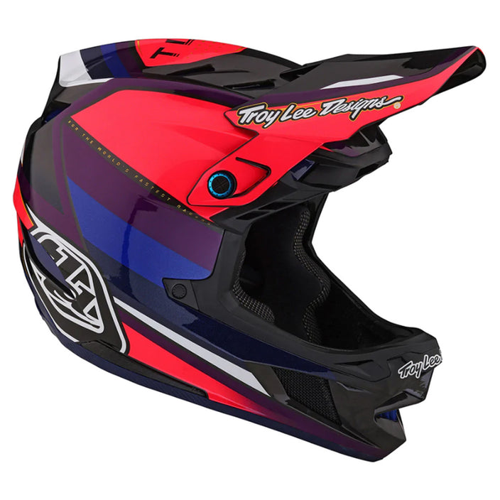 Troy Lee Designs D4 Carbon MIPS Bike Helmet - Reverb Pink_Pur / L