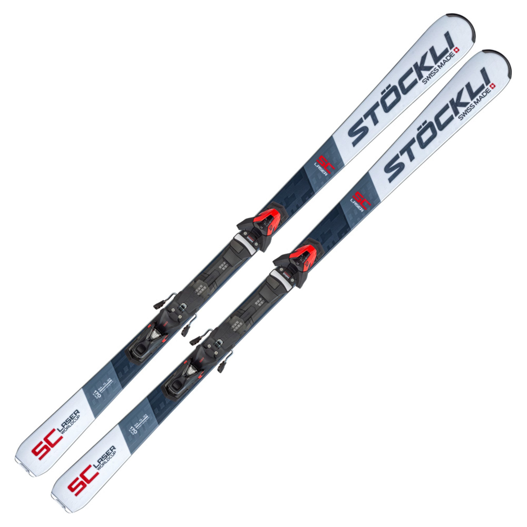 2023 Stockli Laser SC Skis w/ SRT 12 Bindings