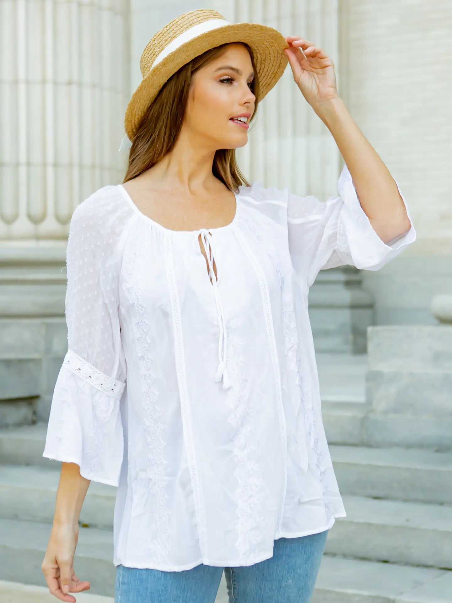 Joni Peasant Top