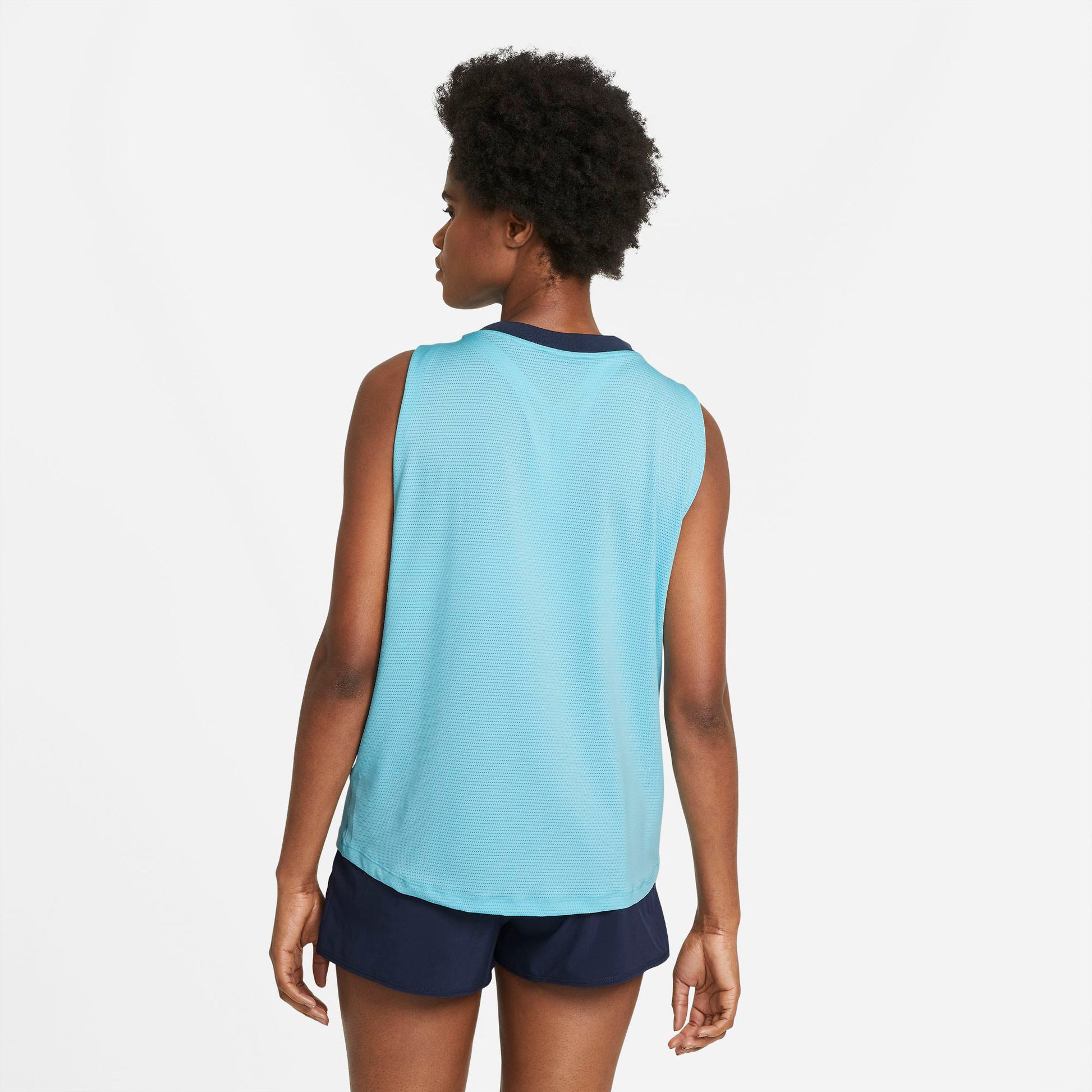 Nike Dri-FIT Advantage Women's Tennis Tank Blue (2)