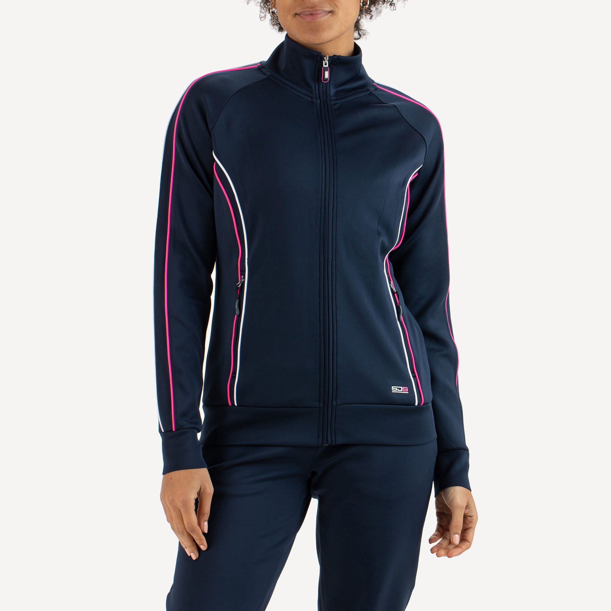 Sjeng Sports Urzula vest dames marine/roze