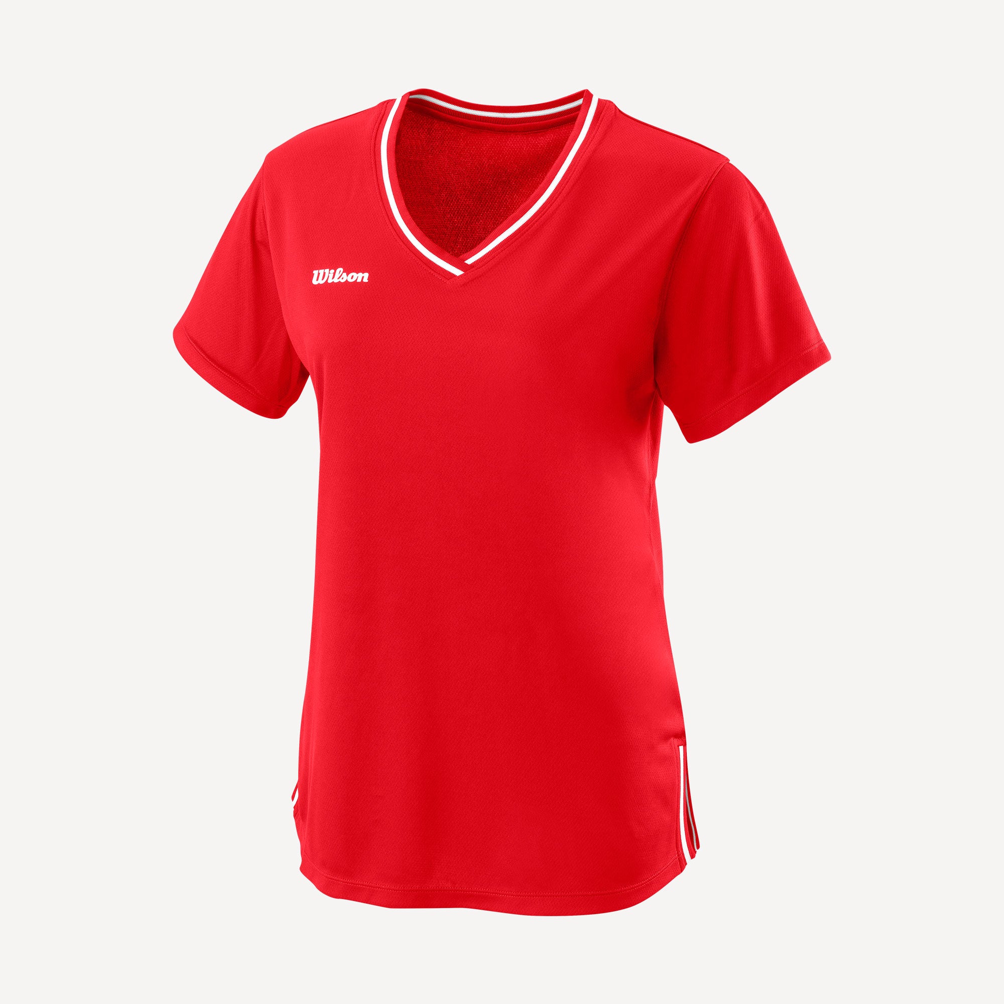 Wilson Team 2 Women s V Neck Tennis Shirt Tennis Only