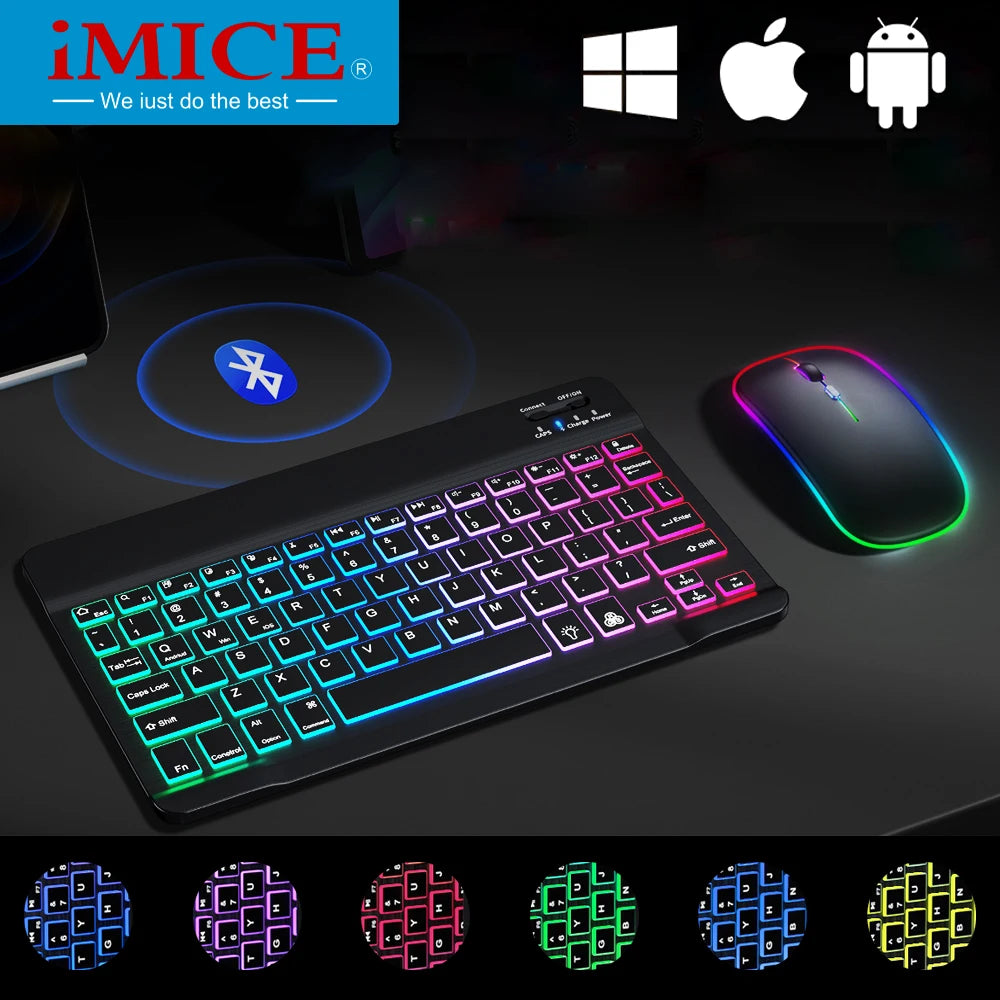 Bluetooth Keyboard Mini Wireless Keyboard And Mouse
