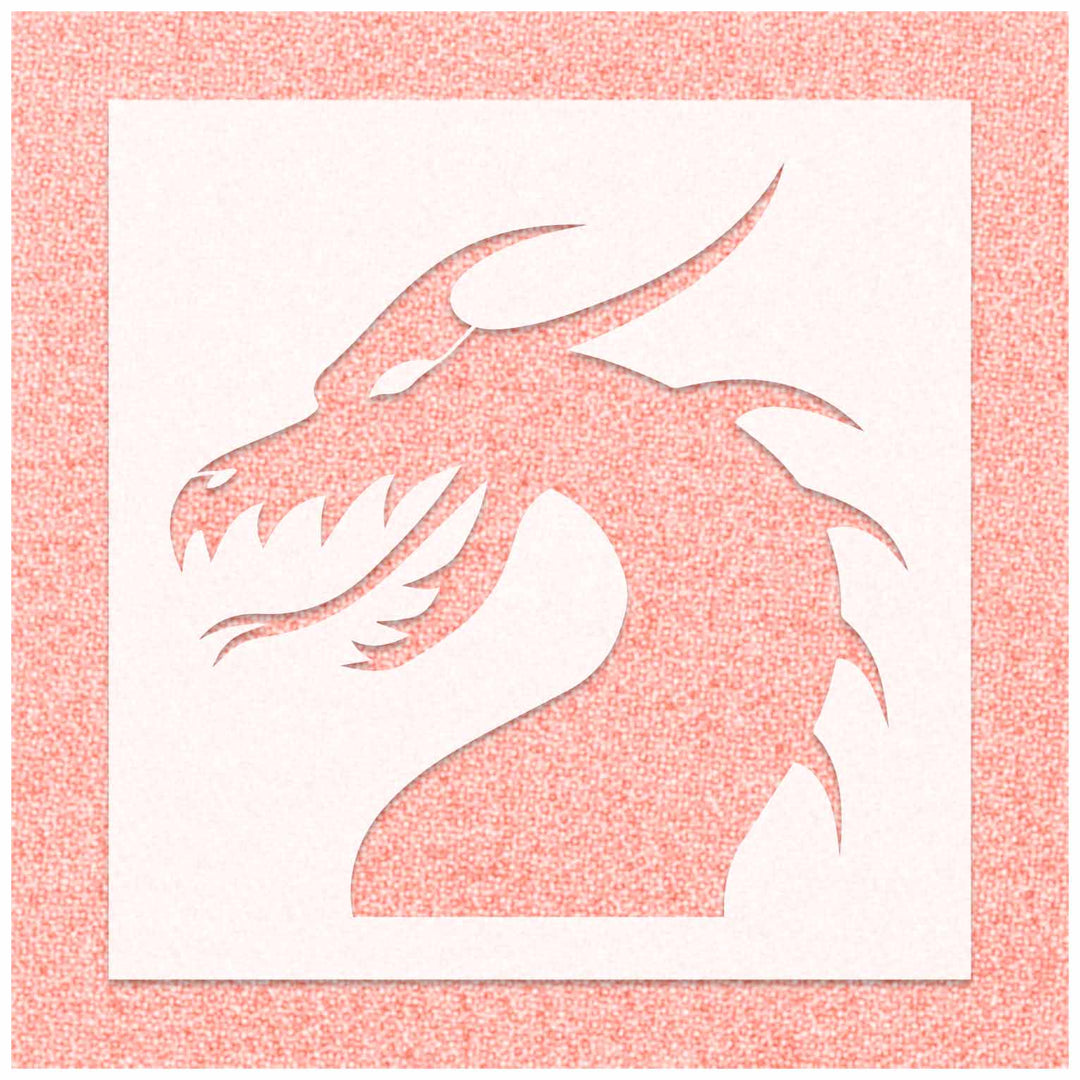 Roaring Dragon Stencil