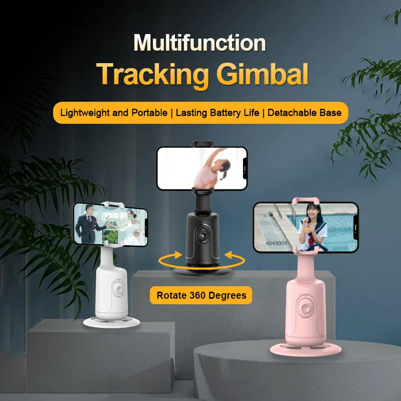 Minigadgetz ™- Multifunctional 360 degree mini mobile tracking gimbal.