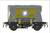 Ellis Clark Trains E3008C Finescale O Gauge Presflo Wagon Plain Grey 'APCM8611' TOPS w/Marketing Board, (Pre-order)