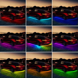 Underglow Strip Light LED Underbody Remote APP Control RGB Neon Lights Atmosphere Lamp for Auto Decoration - AddictiveLighting