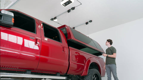 SmarterHome Truck Top Lifter Red Truck Top Floor View