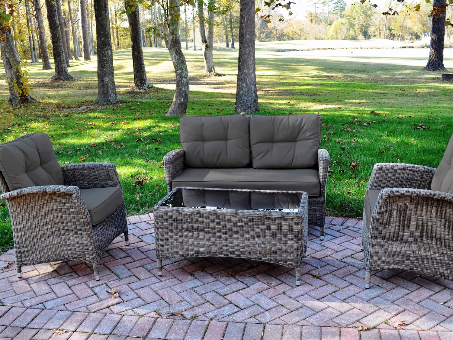 Kettler Lakena Lounge Set, Canvas Coal